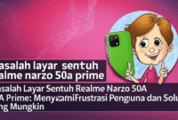 Masalah Layar Sentuh Realme Narzo 50A Prime: Menyelami Frustrasi Pengguna dan Solusi yang Mungkin